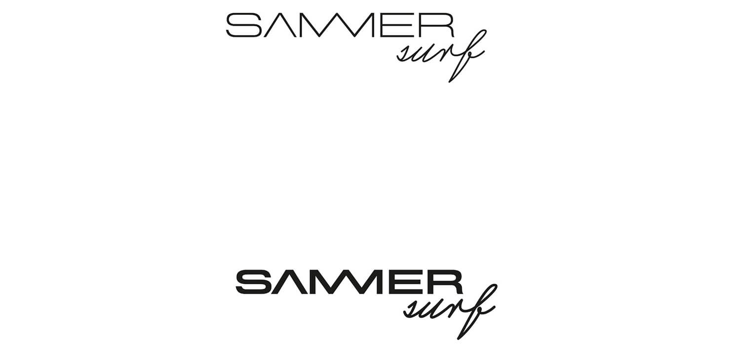 sammersurf, Branding, SUP, Fanatic, surfen, Logo, Image, Chris Sammer, Corporate Design, Folder, Magazin, Editorialdesign, Typografiess