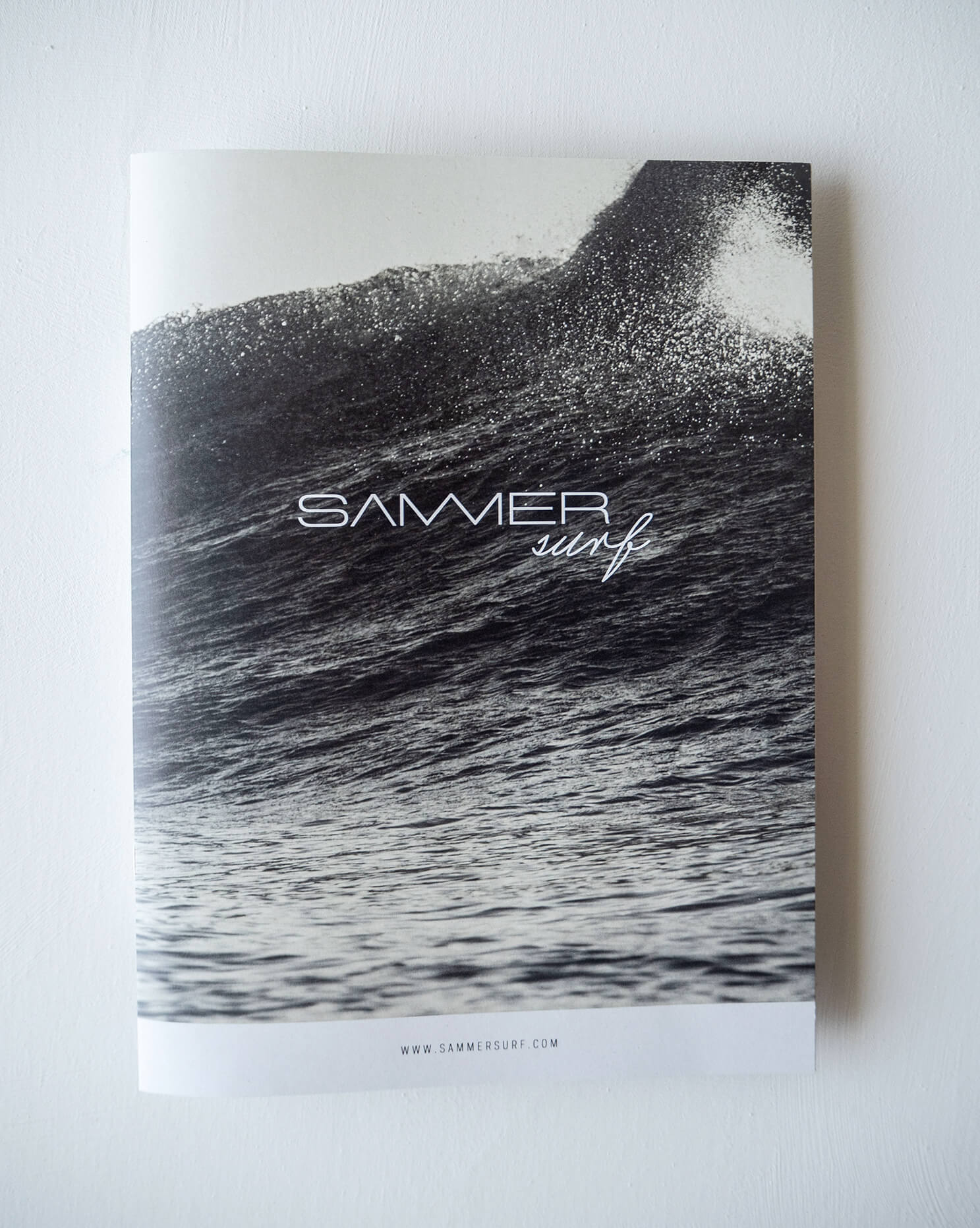 sammersurf, Branding, SUP, surfen, Chris Sammer, Corporate Design, Folder, Magazin, Editorialdesign, Typografie