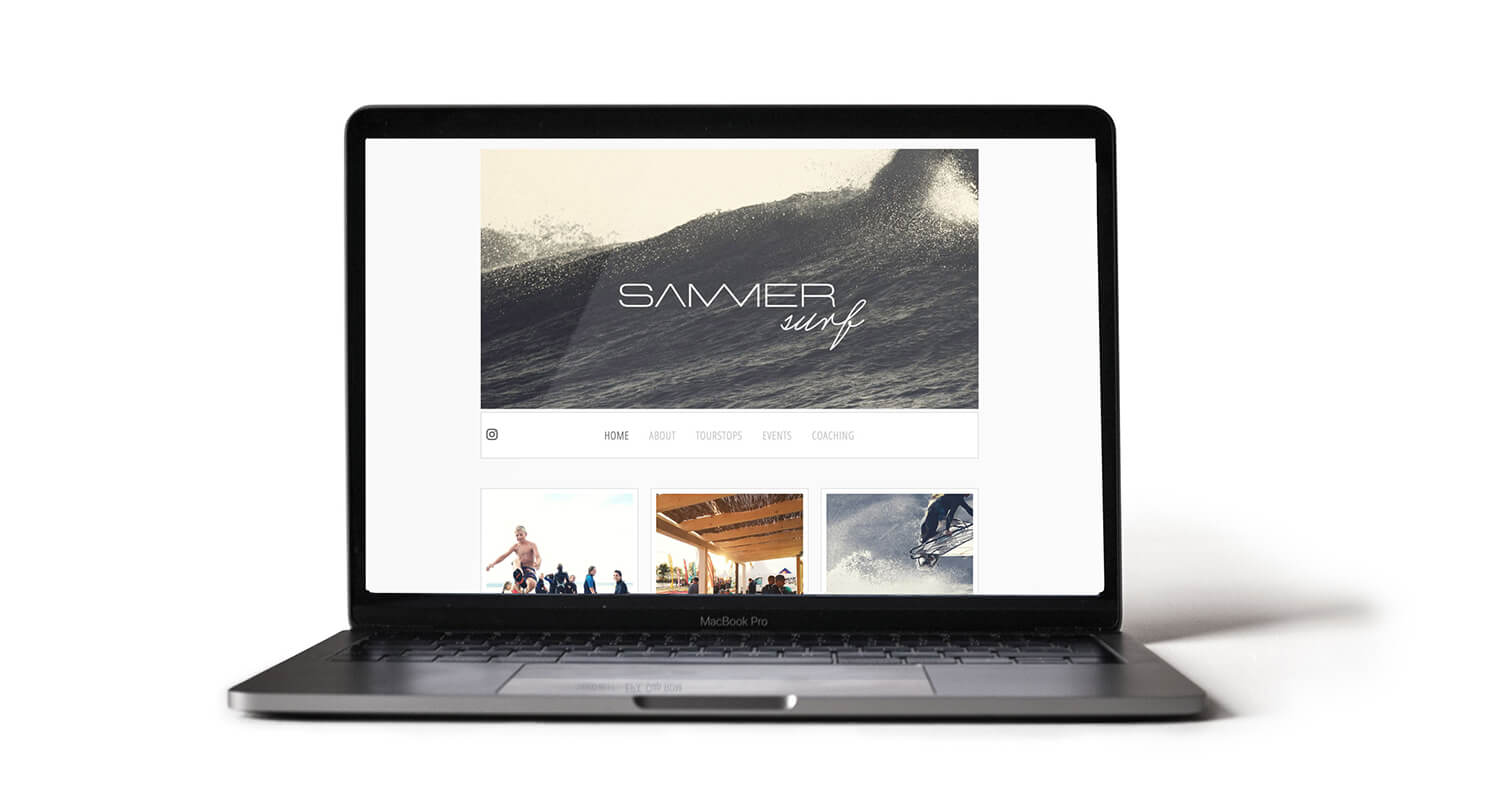 sammersurf, Branding, SUP, Fanatic, surfen, Website, Chris Sammer, Corporate Design, Folder, Magazin, Editorialdesign, Typografie
