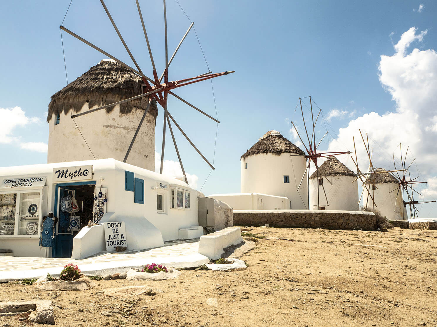 mykonos, Surfbericht, surfen, Chora Mykonos, Windmühlen, Wahrzeichen Mykonos, Text, Fotos, Windsurf