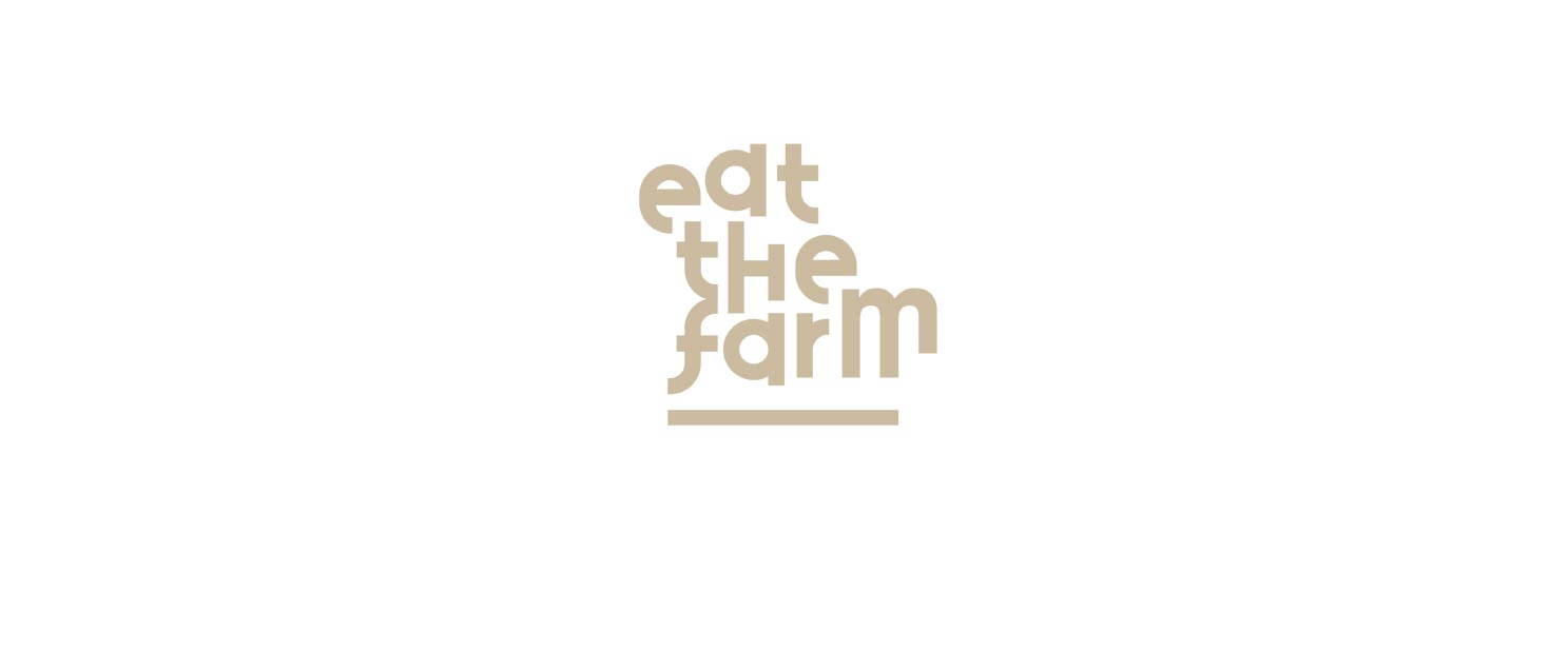 markenlogo, grafik design, event design, eat the farm, Biolandwirtschaft, Dachmarke, Konzept, 