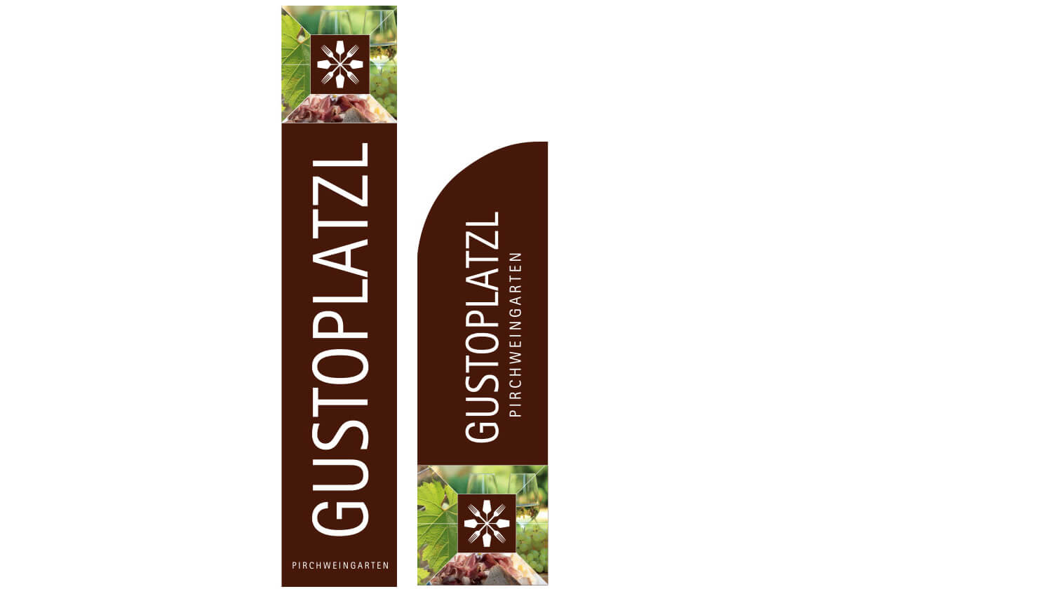 gustoplatzl, Corporate Design, Logo, Werbung, Klappotetz, Weinschenke, Rost, Klöch, Tomaschitz, 