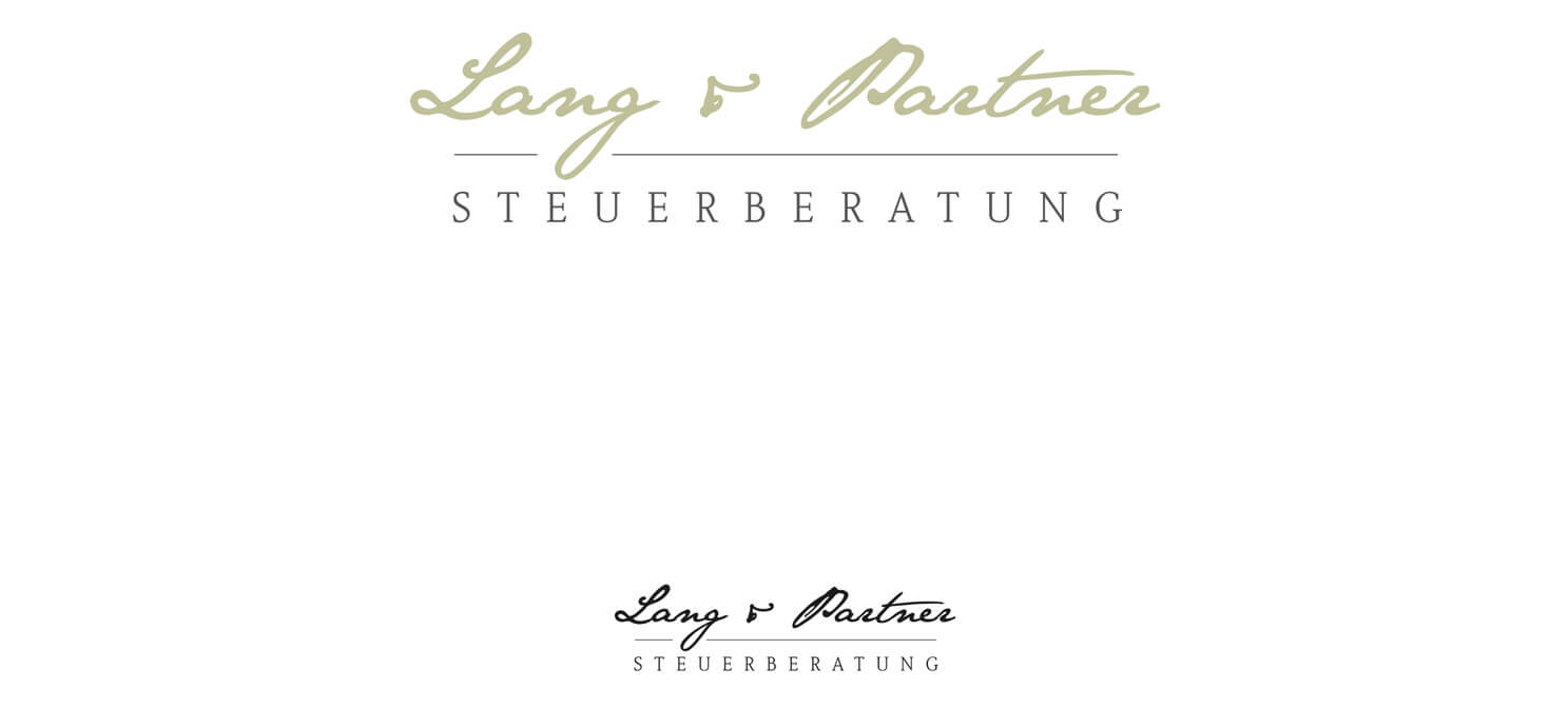 Corporate Design, Farbencombination, Stilelemente, Farbcode, Logo, Lang & Partner Steuerberatung