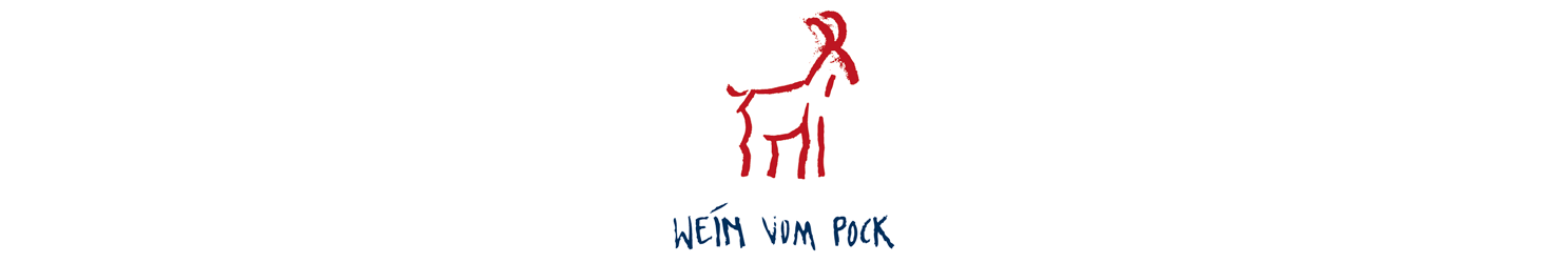 wein vom Pock, Corporate Design, Ziegenbock, Illustration, Redesign, rot und blau, Tischaufsteller, Visitenkarte