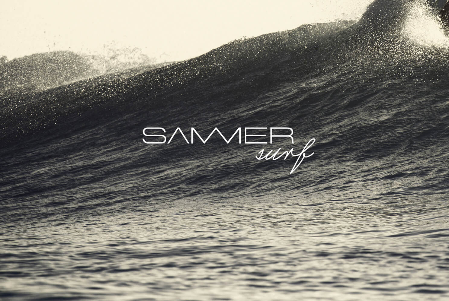 sammersurf, Branding, SUP, Fanatic, surfen, Logo, Image, Chris Sammer, Corporate Design, Folder, Magazin, Editorialdesign, Typografies